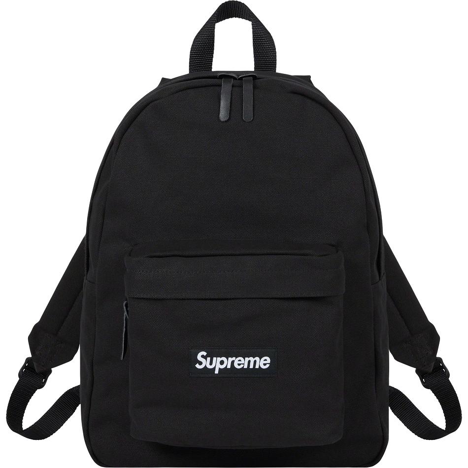 Supreme バッグ 割引 - キャンバス Backpack 黒